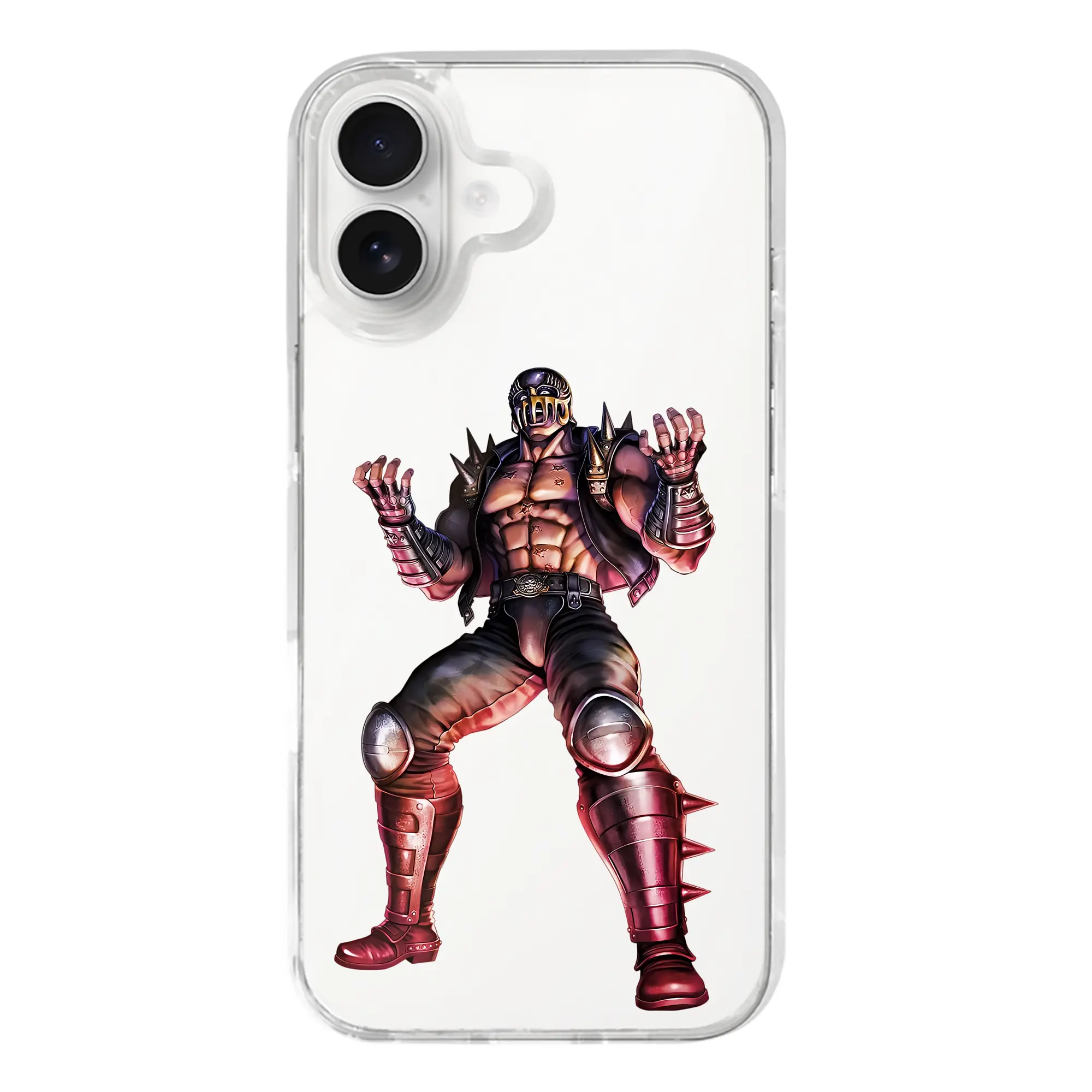 北斗の拳 グッズ,ジャギ - iPhone 17シリーズ 透明スマホケース – 薄型・耐衝撃・精密フィット保護カバー